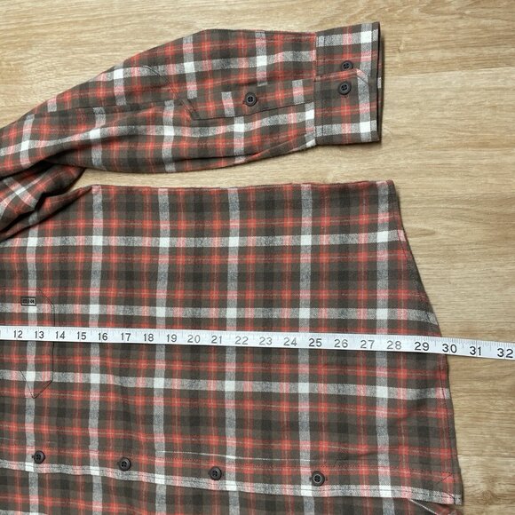 BROTHERS SONS FLANNEL SHIRT PLAID LUMBERJACK OUTDOOR AUTUMN FALL WARM MENS L NEW - Picture 11 of 11
